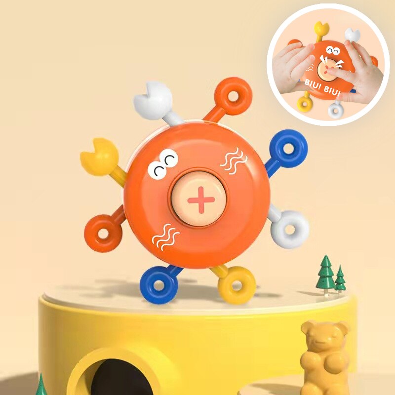 Baby Montessori Sensory Development Educational Toys Pull String Finger Grasp Training Early Learning Toy Teething BPA Free 1-3Y