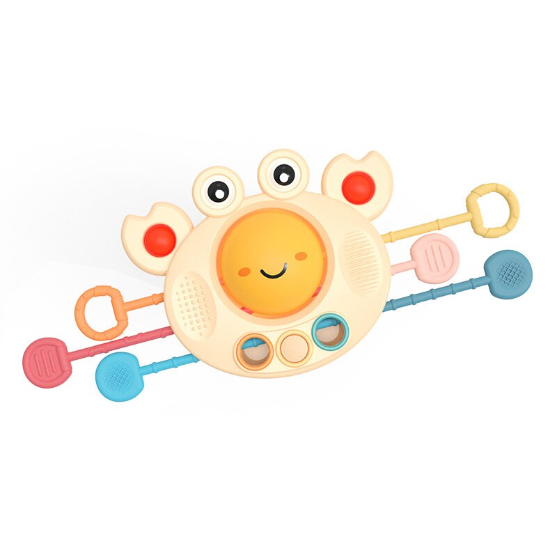 Baby Montessori Sensory Development Educational Toys Pull String Finger Grasp Training Early Learning Toy Teething BPA Free 1-3Y