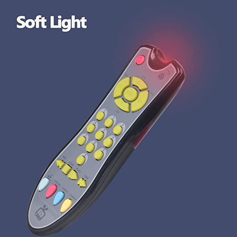 Baby TV Remote Control Kids Musical Early Educational Toys Simulation Remote Control Children English Numbers Learning Toy Gift