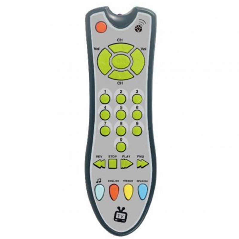 Baby TV Remote Control Kids Musical Early Educational Toys Simulation Remote Control Children English Numbers Learning Toy Gift