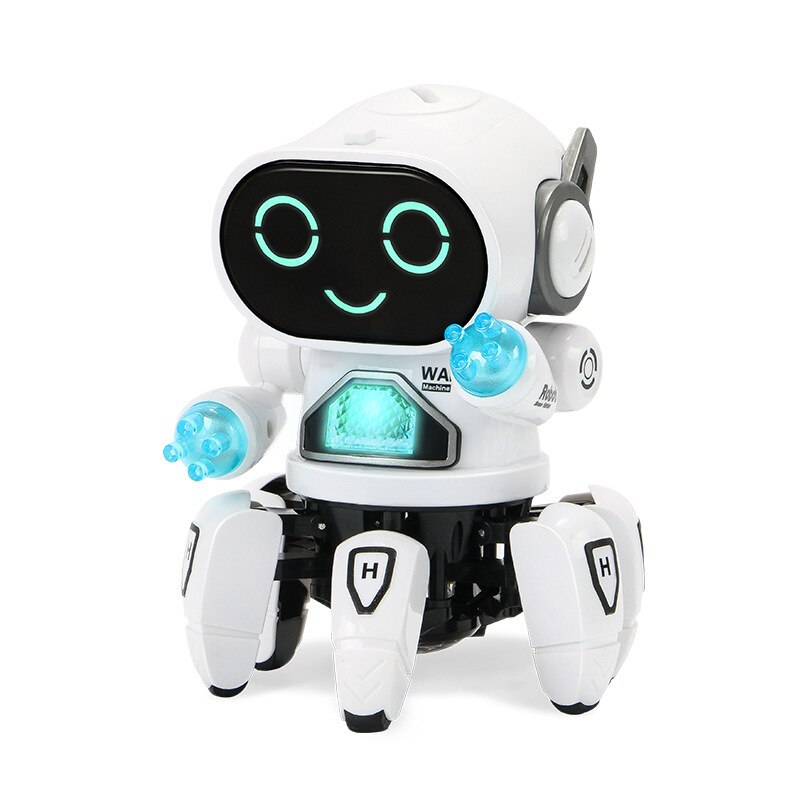 Funny Electric Dance Music Light Walking Robot Spider Dolls Toy for Children Kid Boy Girl Babys Toddler 3 5 1 6 2 To 4 Years Old