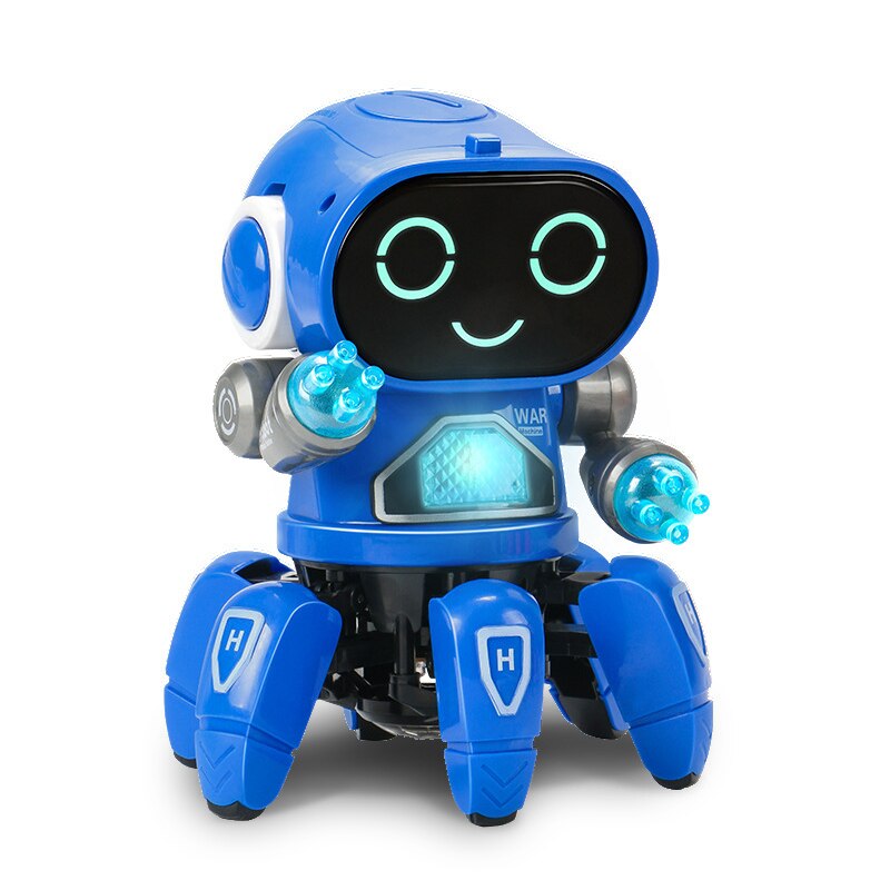 Funny Electric Dance Music Light Walking Robot Spider Dolls Toy for Children Kid Boy Girl Babys Toddler 3 5 1 6 2 To 4 Years Old