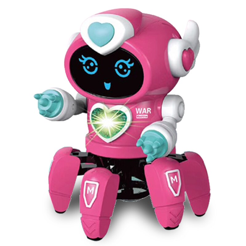 Funny Electric Dance Music Light Walking Robot Spider Dolls Toy for Children Kid Boy Girl Babys Toddler 3 5 1 6 2 To 4 Years Old