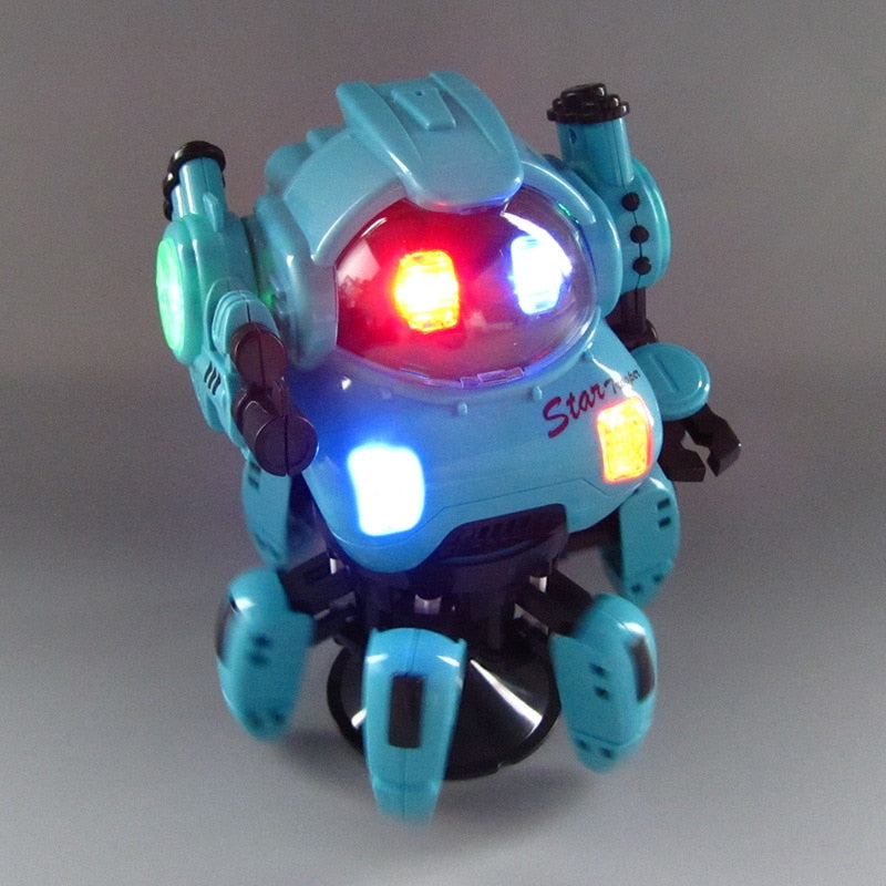 Funny Electric Dance Music Light Walking Robot Spider Dolls Toy for Children Kid Boy Girl Babys Toddler 3 5 1 6 2 To 4 Years Old