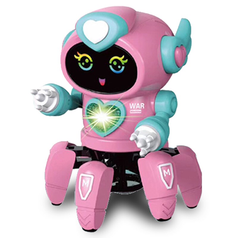 Funny Electric Dance Music Light Walking Robot Spider Dolls Toy for Children Kid Boy Girl Babys Toddler 3 5 1 6 2 To 4 Years Old