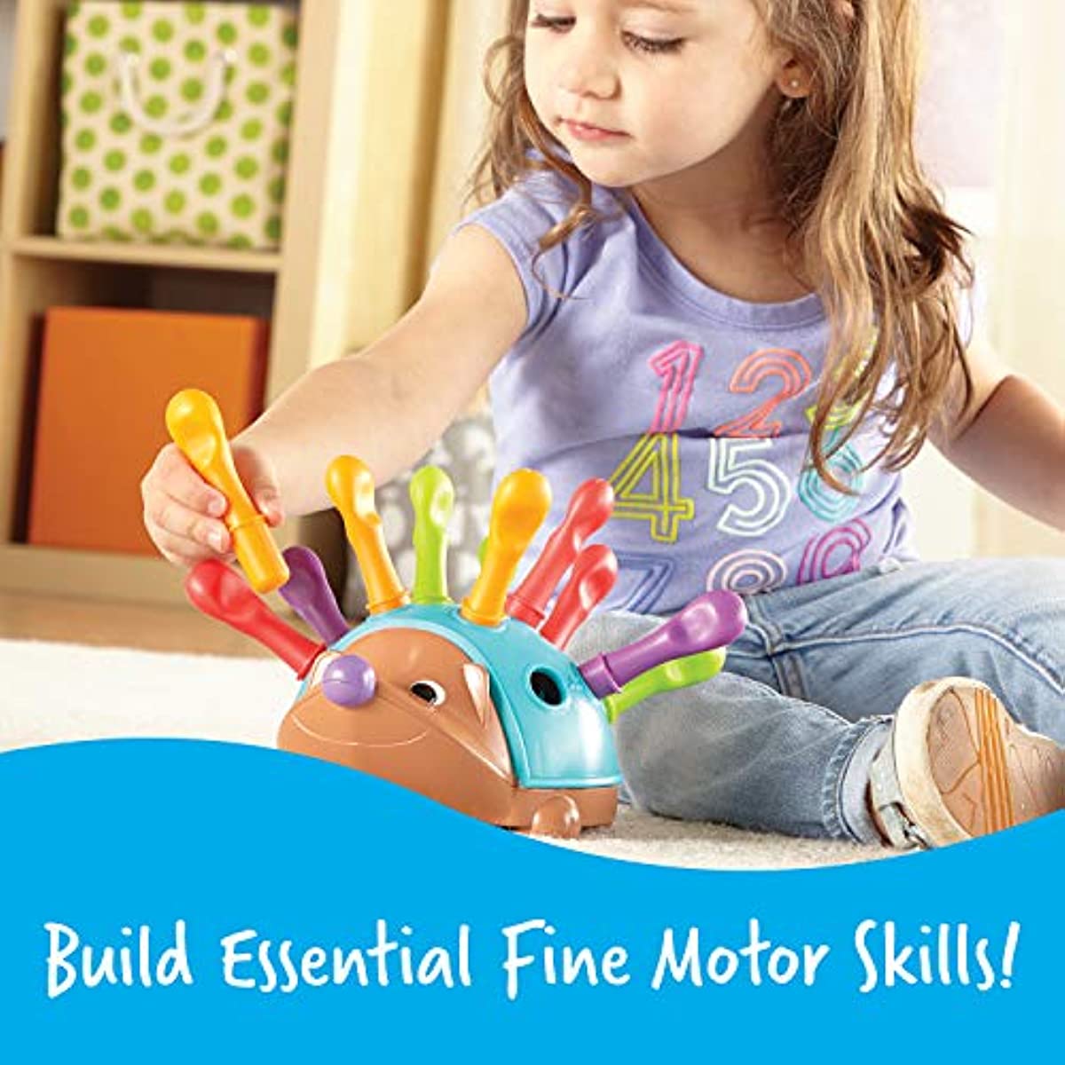 Hedgehog Montessori Toys Fine Motor and Sensory Toys Educational Toys for Toddlers Spelling Little Hedgehog Puzzle Toys