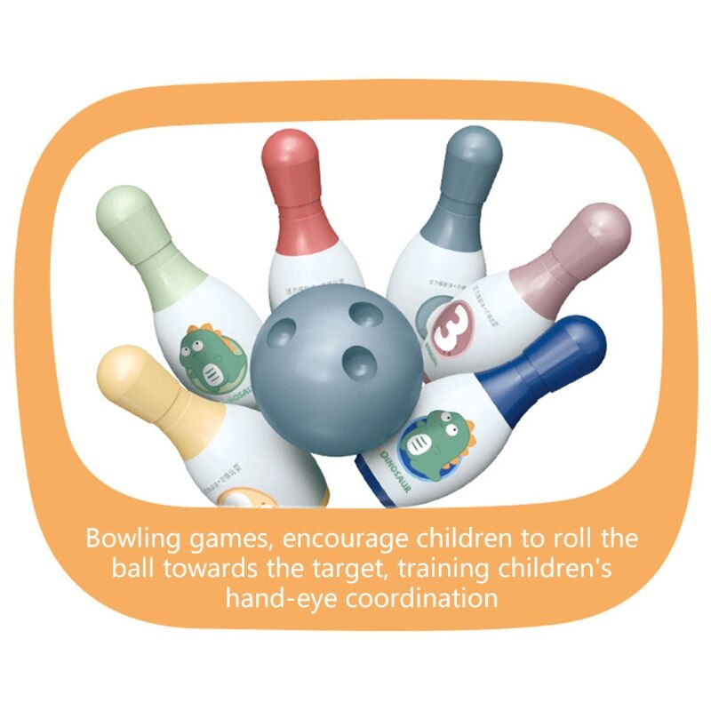 Infant Shinings Children's Bowling Stall Toy Indoor Sports Ball Set Outdoor Parent-Child Interaction Boy Toy Birthday Gift