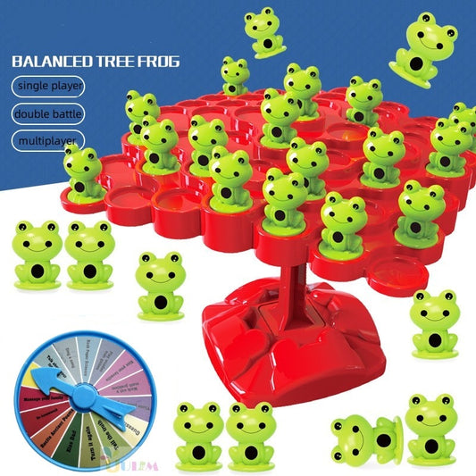 Montessori Math Toy Frog Balance Tree Game Stacking Toys Educational Parent-child  Interaction Tabletop Game  Kids Learning Toys