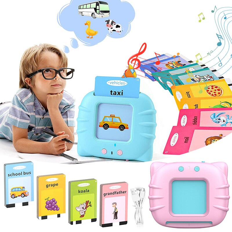Talking Flash Cards Pocket Vocab PocketVocabby Blooming Babies Early Learning Vocabulary Builder Children's English Vocabulary Learning Reader 224 Book