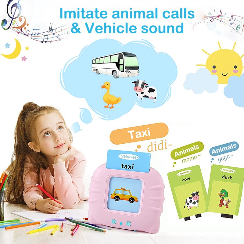 Talking Flash Cards Pocket Vocab PocketVocabby Blooming Babies Early Learning Vocabulary Builder Children's English Vocabulary Learning Reader 224 Book