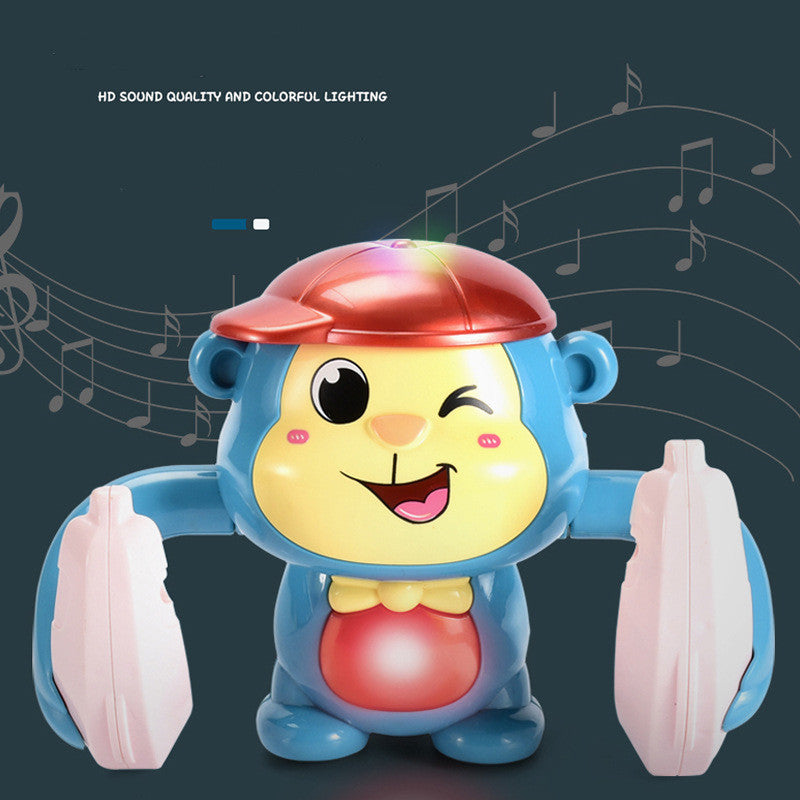 Electric Tumbling Monkey Toy Light Music for Toddlers