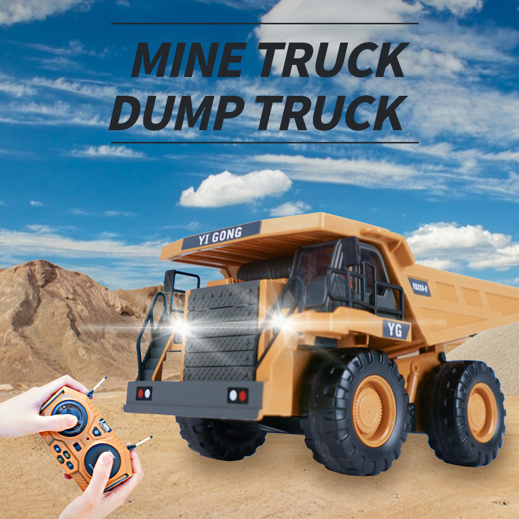 RC Excavator 2.4G Engineering Vehicle Crawler Truck Bulldozer Toys