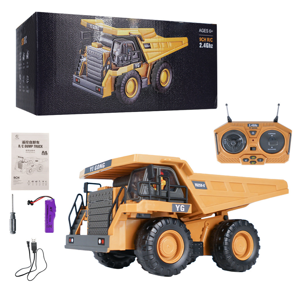 RC Excavator 2.4G Engineering Vehicle Crawler Truck Bulldozer Toys
