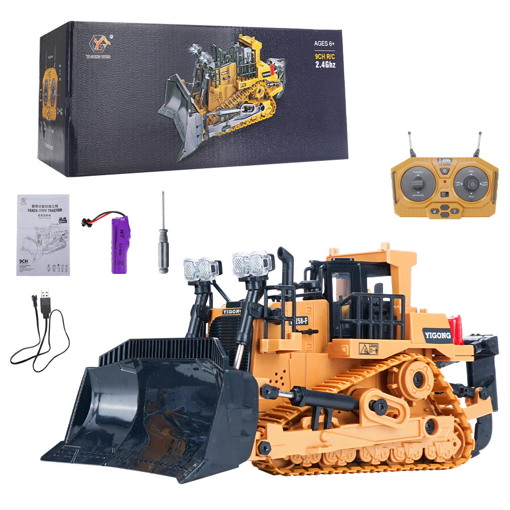 RC Excavator 2.4G Engineering Vehicle Crawler Truck Bulldozer Toys