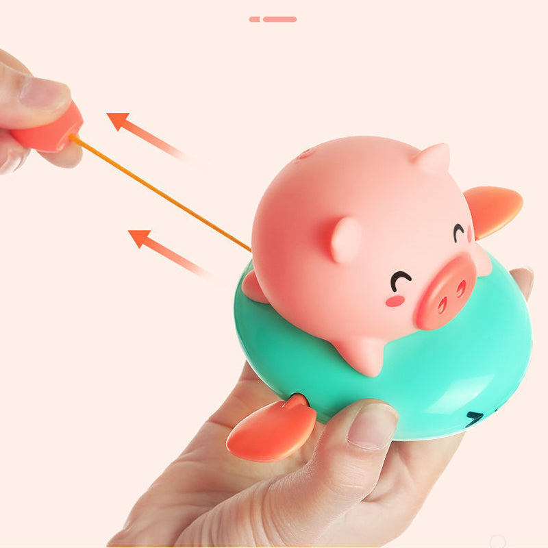 3PCS Cute Cartoon Animal Pull Bath Toy
