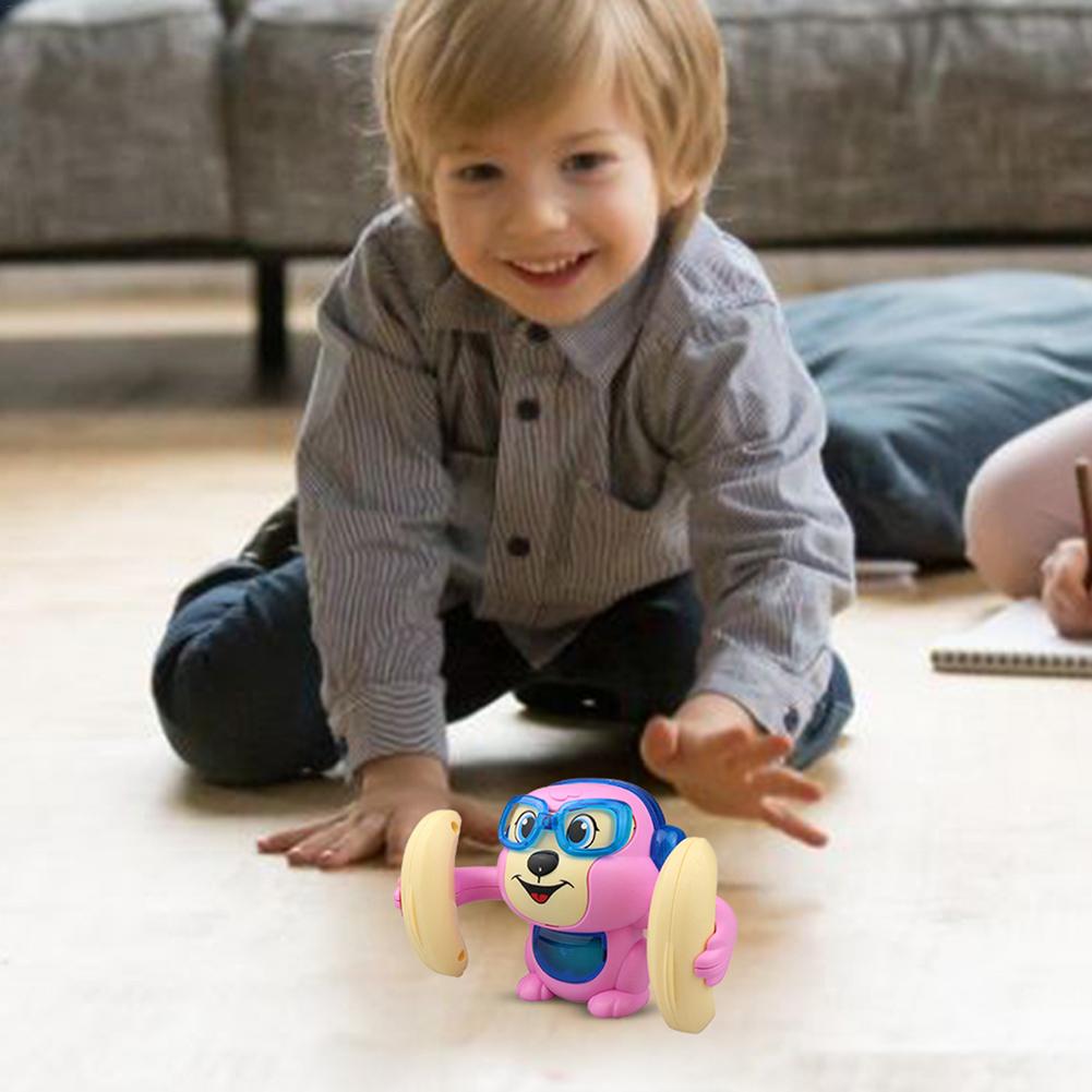 Electric Funny Voice Control Rolls Over Monkey ToysLighting Sound Control Induction Toy