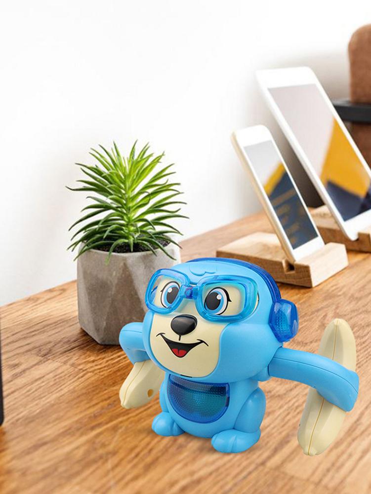 Electric Funny Voice Control Rolls Over Monkey ToysLighting Sound Control Induction Toy