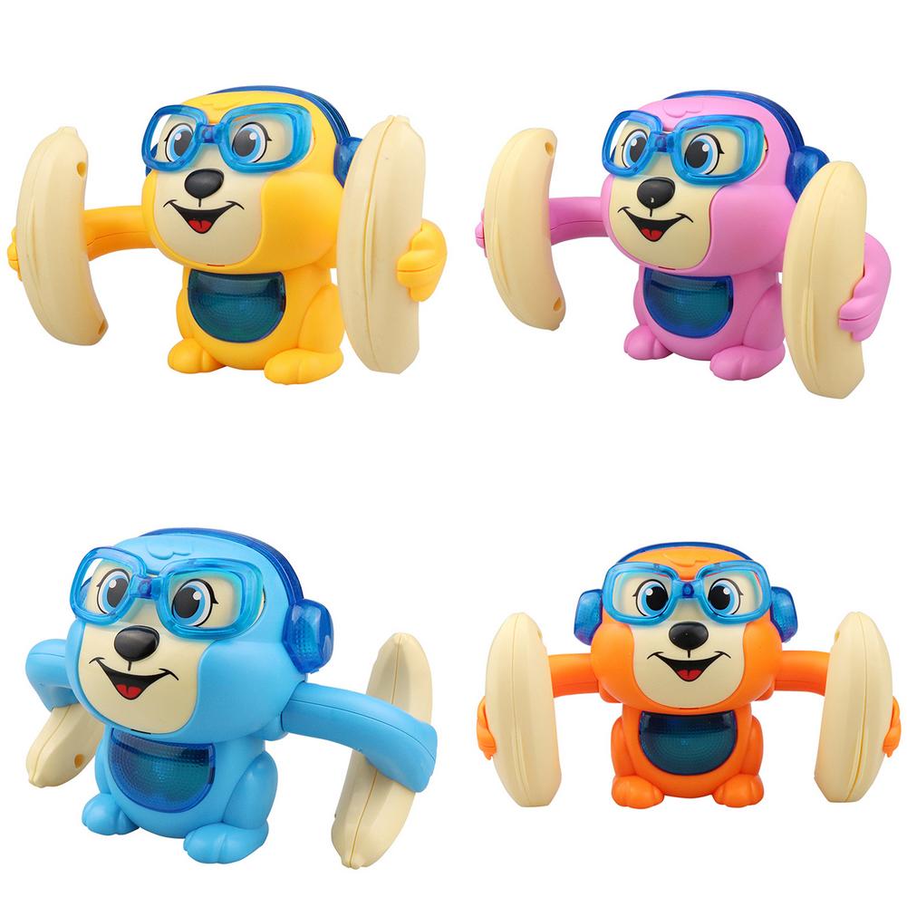 Electric Funny Voice Control Rolls Over Monkey ToysLighting Sound Control Induction Toy