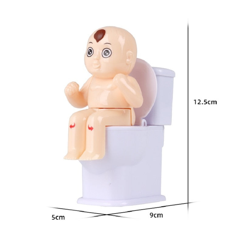 Children's Tricky Toys Toilet Funny Water Spray Trick Gag Toys