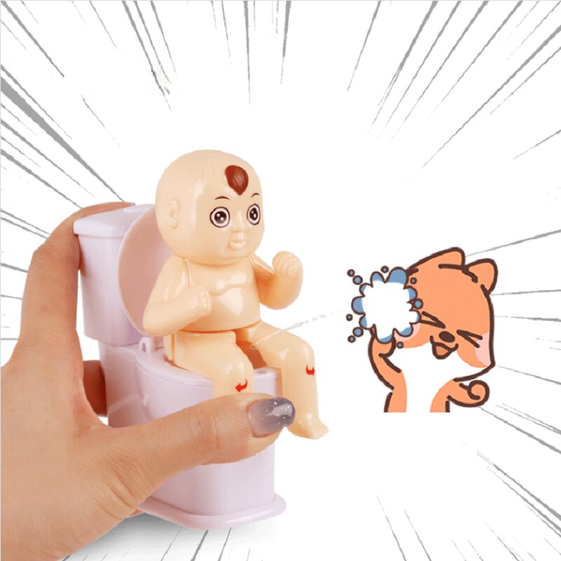 Children's Tricky Toys Toilet Funny Water Spray Trick Gag Toys