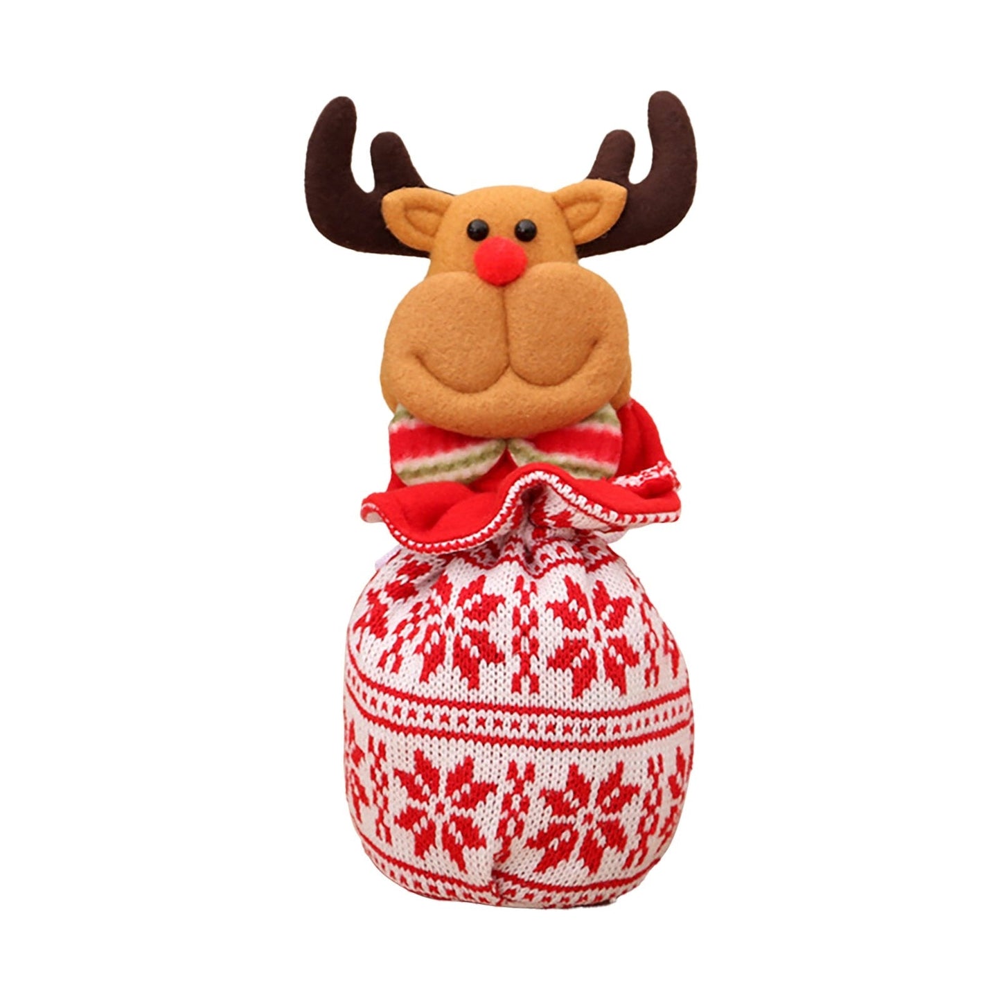 Christmas Knitted Dolls Christmas Eve Candy Gift Bag