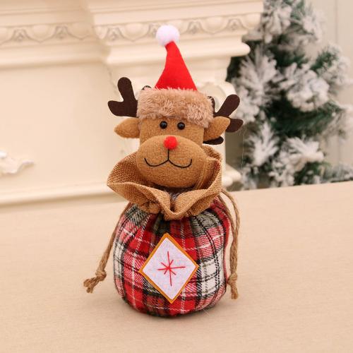 Christmas Knitted Dolls Christmas Eve Candy Gift Bag