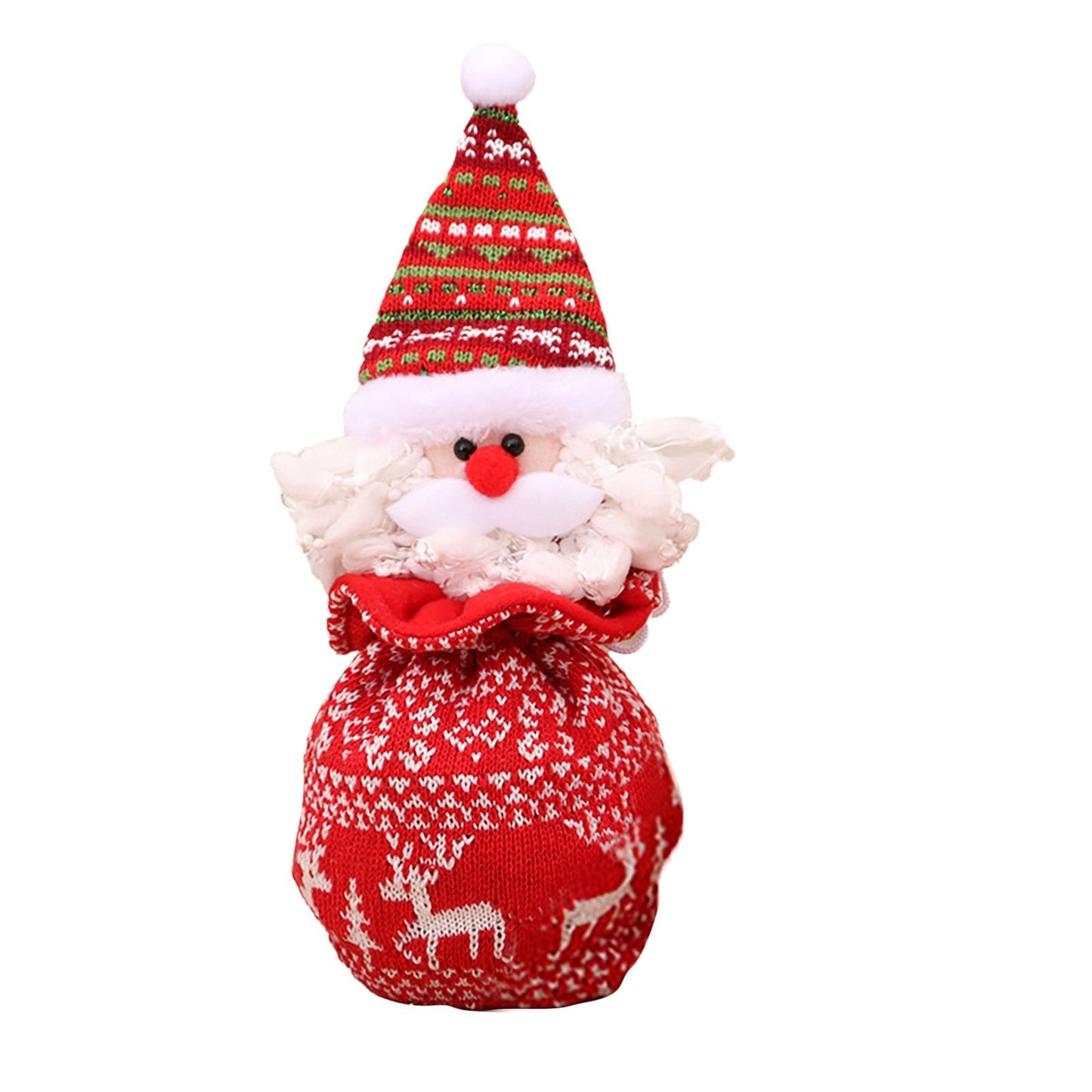 Christmas Knitted Dolls Christmas Eve Candy Gift Bag