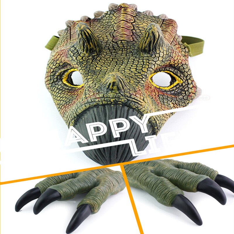 Dinosaur Mask Claws Set For Kids Children Boys Gifts