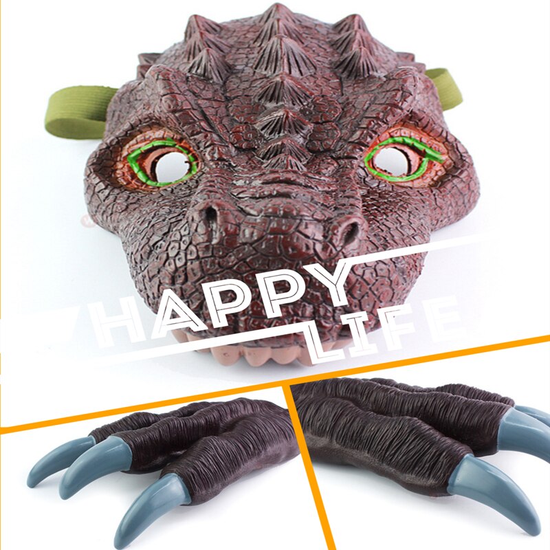 Dinosaur Mask Claws Set For Kids Children Boys Gifts