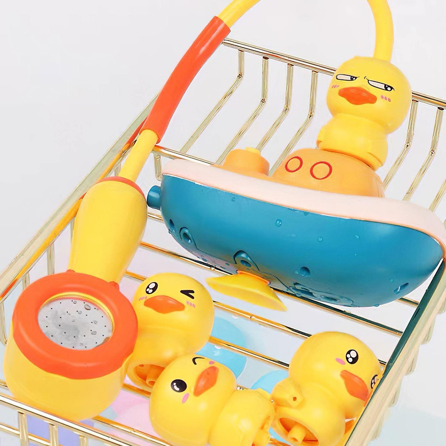 Duck Sucker Shower Spray Water Toys