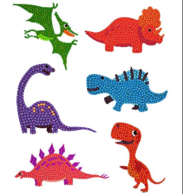 Kids Diamond Painting Stickers Kit  for Children Gift