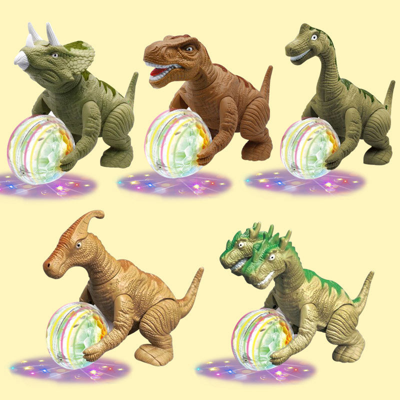 Electric Simulation Dinosaur Model With Lighting Sound