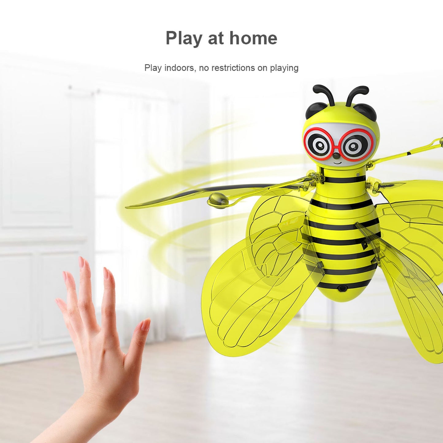 Animal IR Induction Gesture Sensing Flying Toy