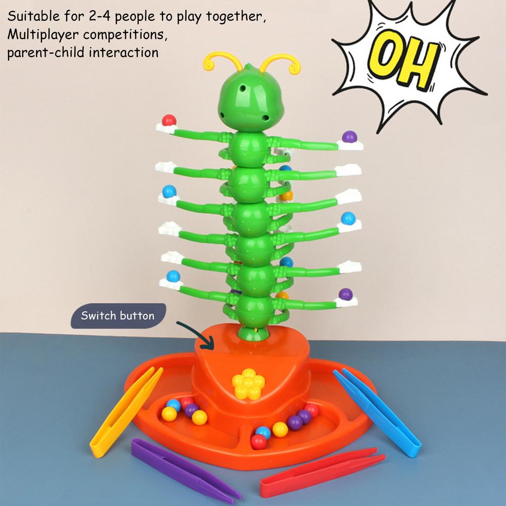 Children Electric Shaking Caterpillar Toy Party Table Game
