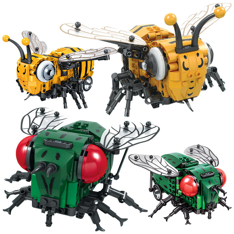Simulated Electric Little Bee Fly Building Blocks Toys