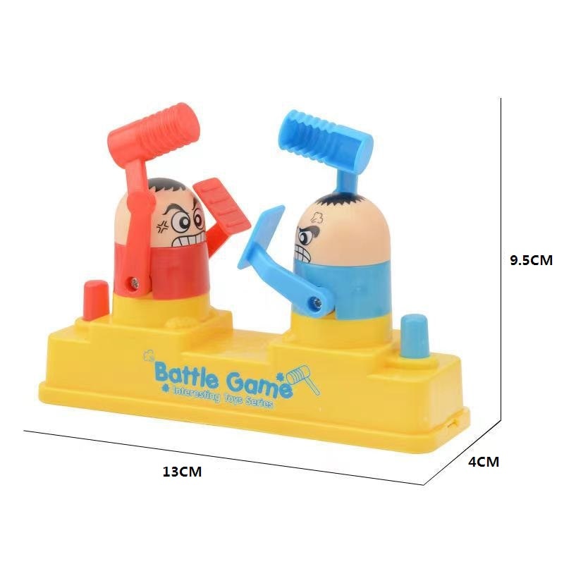 Mini baby toys doll double game parent-child interaction hidden hammer game funny toys