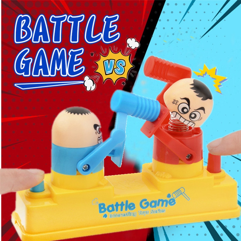 Mini baby toys doll double game parent-child interaction hidden hammer game funny toys