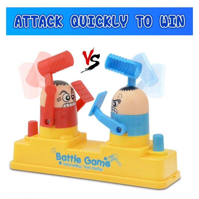 Mini baby toys doll double game parent-child interaction hidden hammer game funny toys