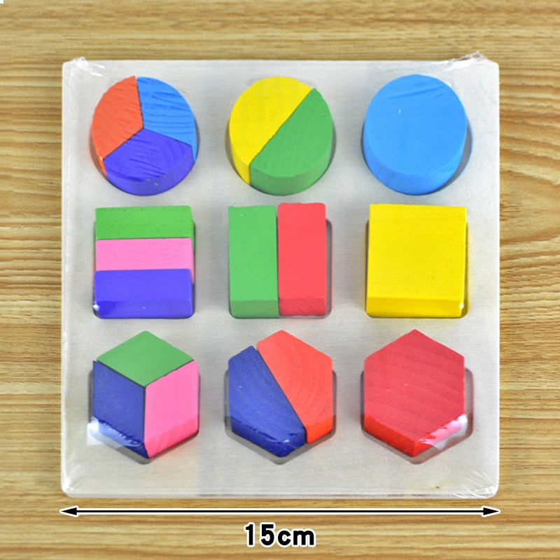 Montessori Wooden Toys Rainbow Building Blocks Children Learning Games Colorful Building Blocks Educational Toys