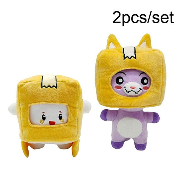 Rocky Lankybox Plush Toys Foxy Stuffed Plush Doll
